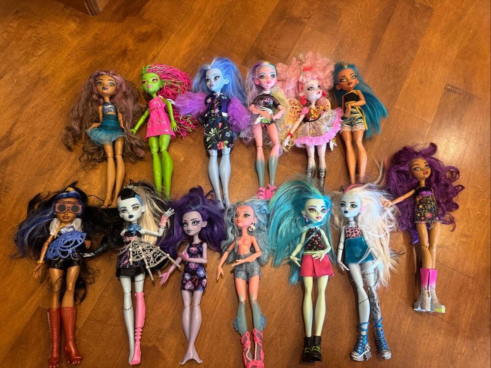Monster High 2021 Bundle of 13 Dolls One Complete Lot